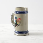 Polizei-Radfahrer Bierglas (Vorderseite Links)