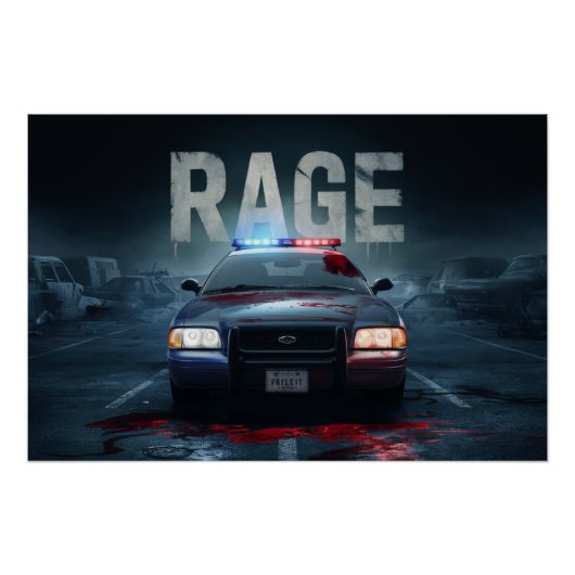 Polizei Rage Poster (Vorderseite)