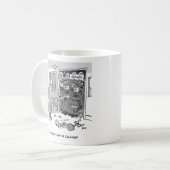 Polizei Raid a Property - Funny Police Theme Kaffeetasse (Vorderseite Links)