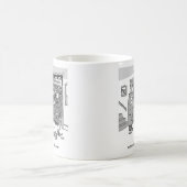 Polizei Raid a Property - Funny Police Theme Kaffeetasse (Mittel)