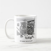 Polizei Raid a Property - Funny Police Theme Kaffeetasse (Links)