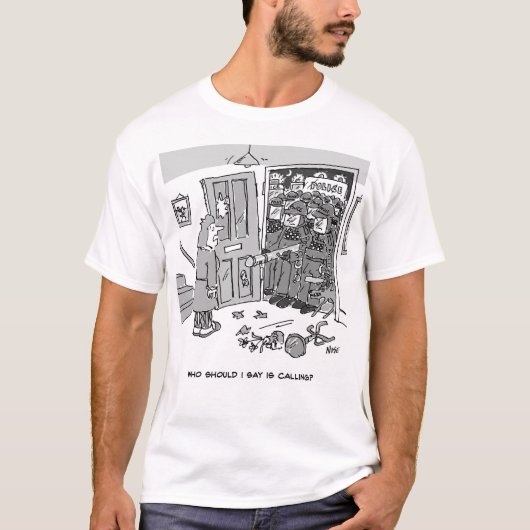 Polizei Raid a Property - Funny Police Theme T-Shirt (Vorderseite)