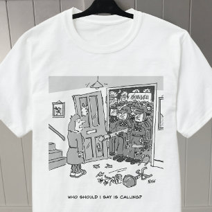 Polizei Raid a Property - Funny Police Theme T-Shirt