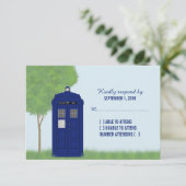 Polizei-RSVP-Karte v4 RSVP Karte (Stehend Vorderseite)