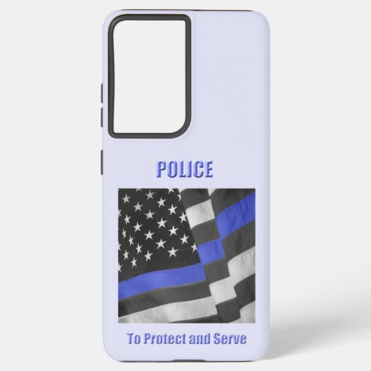 Polizei Samsung Galaxy Hülle (Rückseite)