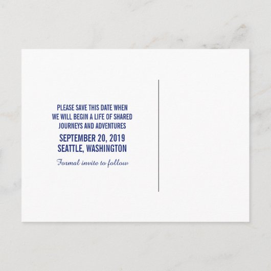 Polizei Save the Date Postkarte v1 (Rückseite)