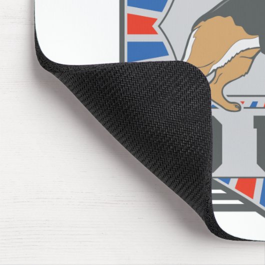 Polizei-Schäferhund der Einheits-K9 Mousepad (Ecke)