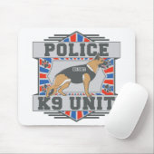 Polizei-Schäferhund der Einheits-K9 Mousepad (Mit Mouse)