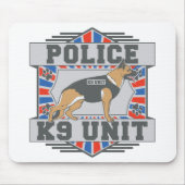 Polizei-Schäferhund der Einheits-K9 Mousepad (Vorne)