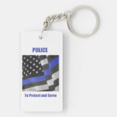 Polizei Schlüsselanhänger (Rückseite)