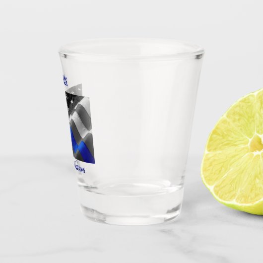 Polizei Schnapsglas (Rechts)