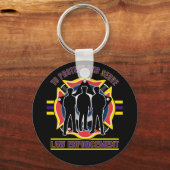 Polizei schützen und bedienen schlüsselanhänger (Vorderseite)