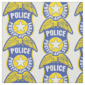 Polizei schützt und dient Abzeichen Stoff (Muster)