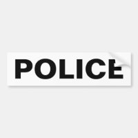 POLIZEI - schwarzes Logo-Emblem