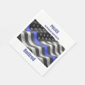 Polizei Serviette (Ecke)