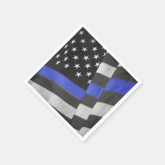 Polizei Serviette (Ecke)