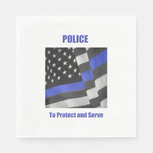 Polizei Serviette