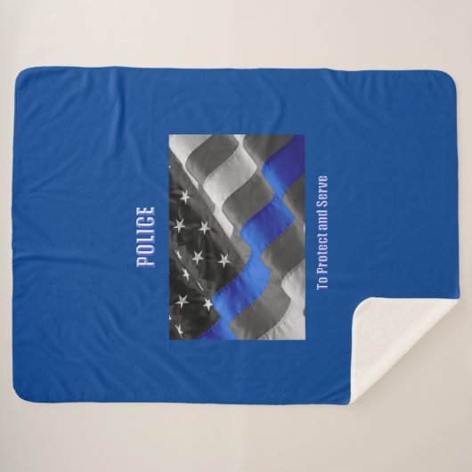 Polizei Sherpa Blanket Sherpadecke (Vorderseite (Horizontal))