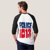Polizei-Shirt 1013 T-Shirt (Schwarz voll)