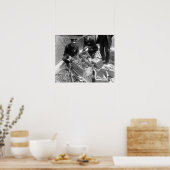 Polizei-Show Gun Stash, 1923. Vintages Foto Poster (Küche)