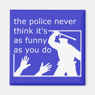 Polizei Sinn Für Humor Lustiger Magnet