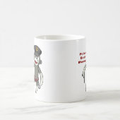 Polizei-Sockenaffe Kaffeetasse (Mittel)