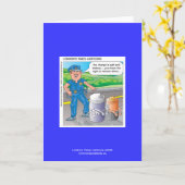 Polizei-Spaß-Grußkarte Karte (Gelbe Blume)