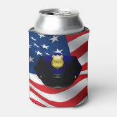 Polizei - Strafverfolgung kann kühlen - srf Dosenkühler (Kanne Vorderseite)