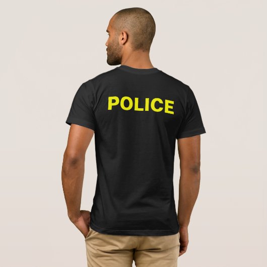 POLIZEI T-Shirt (Schwarz voll)