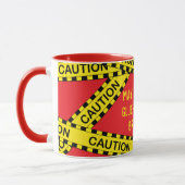 Polizei-Tape Decoupage Custom BY04 Funny Craft Ges Tasse (Links)