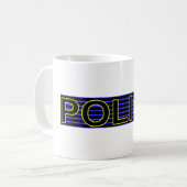 Polizei-Tasse Kaffeetasse (Vorderseite Links)