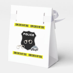 Polizei-Tatort Geschenkschachtel