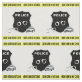 Polizei-Tatort Stoff (Muster)