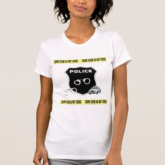 Polizei-Tatort T-Shirt (Vorderseite)