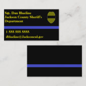 Polizei-Telefonkarten Telefonnummerkarte (Vorne/Hinten)