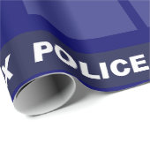 Polizei Telefonzelle Geschenkpapier (Rolleneckpunkt)