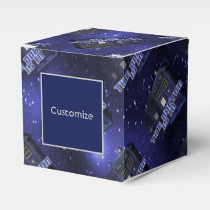 Polizei-Telefonzelle-Würfel-Bevorzugungs-Kasten Geschenkschachtel