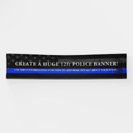 Polizei themenorientierte USA-Flagge besonders Banner