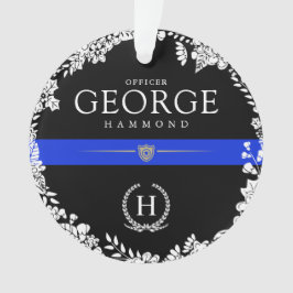Polizei-themenorientiertes kundenspezifisches ornament