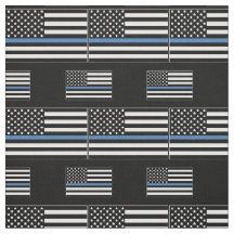 Polizei Thin Blue Line American Flag