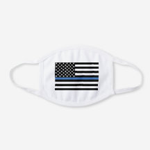 Polizei Thin Blue Line American Flag