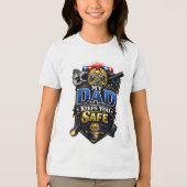 Polizei Tri-Blend Shirt (Vorderseite)