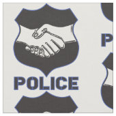 Polizei übergibt Erschütterung Stoff (Nahaufnahme)