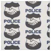 Polizei übergibt Erschütterung Stoff (Muster)