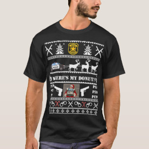 Polizei Ugg Weihnachts Sweater Polizei Navidad Swe T-Shirt