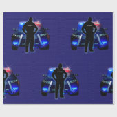 Polizei- und Strafverfolgungsdokument Geschenkpapier (Flach)