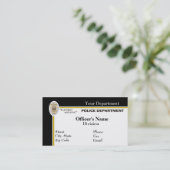 Polizei-Visitenkarte Visitenkarte (Stehend Vorderseite)