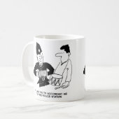 Polizei will, dass Mann ihn begleitet Kaffeetasse (Vorderseite Links)