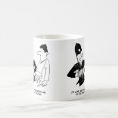 Polizei will, dass Mann ihn begleitet Kaffeetasse (Mittel)