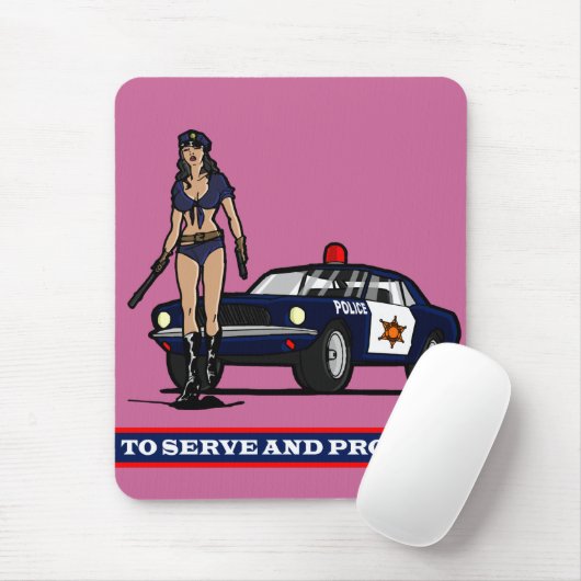 POLIZEI WOMAN1 MOUSEPAD (Mit Mouse)